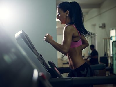 woman excising